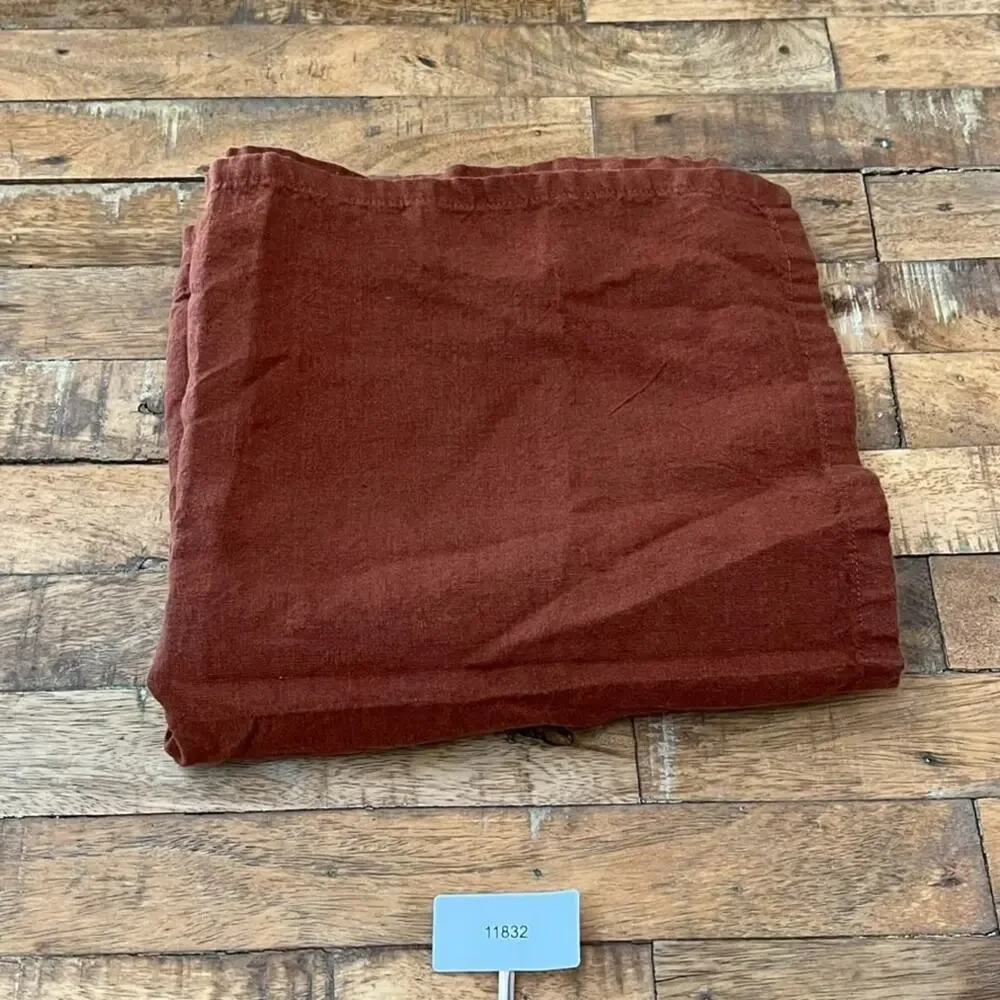 CB2 Bolt Ginger Linen Napkin Set of 3 20